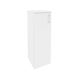 Оникс / Onix Шкаф средний узкий левый O.SU-2.3 (L) Белый бриллиант 400*420*1207 - Фото предпросмотра