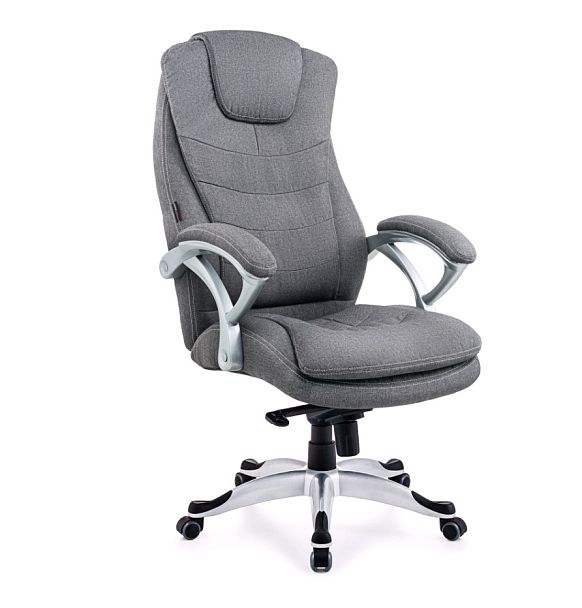 Кресло руководителя Patrick Premium, ткань Gray "Кресла для руководителей"  ТК-002938000167 серый - Вид 1