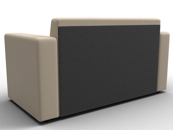 Диван прямой Лига-093 Экокожа бежевый - Вид 5