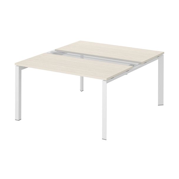 Рабочая станция на металлокаркасе "Столы для персонала"  ПК-ТНП-СР140Х160Н2/МК/БЭ/БКК-В1-876 дуб альпийский - Вид 1