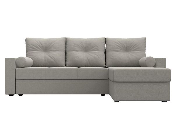 Диван угловой Верона Лайт правый угол Рогожка бежевый - Вид 2