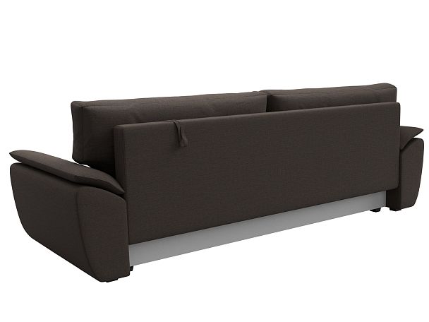 Диван прямой Нэстор Лайт Рогожка коричневый - Вид 6