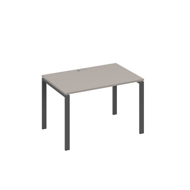 Стол письменный на металлокаркасе UNO A4 А4 Б1 023 БП мокко премиум / металлокаркас антрацит - Вид 1