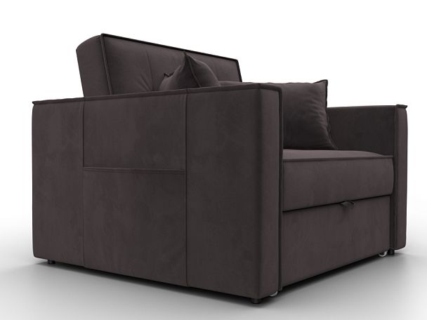 Кресло-кровать Лига-104 (80) Велюр коричневый - Вид 3