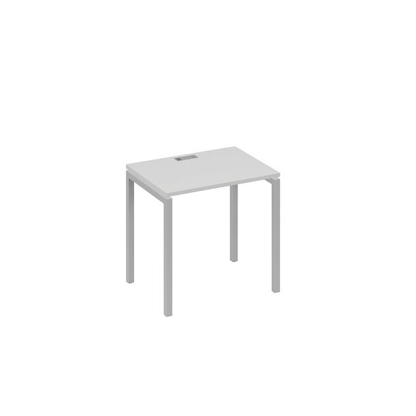 Стол письменный на металлокаркасе DUE A4 А4 Б2 001 БП серый / металлокаркас серый - Вид 1