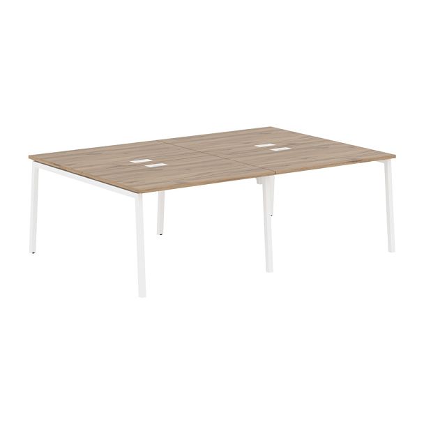 Стол 4-х местный ELWST 2316 Дуб Денвер светлый/Белый 2326х1606х750 EDIS - Вид 1
