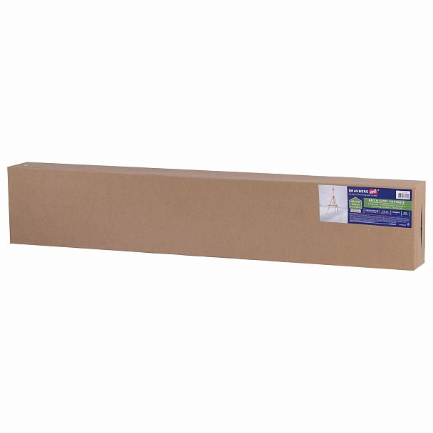 Мольберт полевой-тренога, бук, с полкой, высота 132-192 см, высота холста 112 см, BRAUBERG ART, 192262 - Вид 10