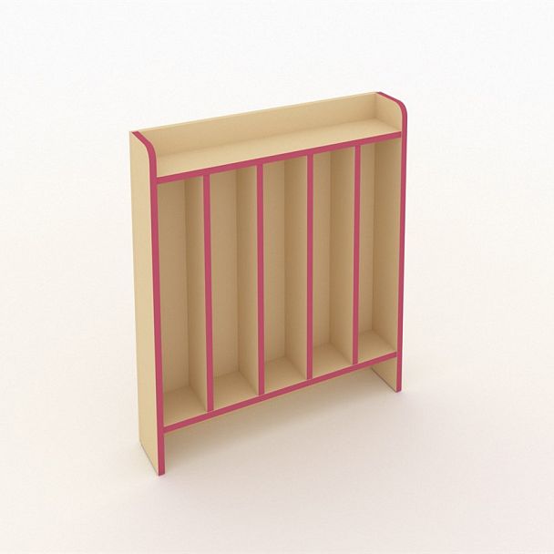 Вешалка для полотенец настенная розовый - Вид 1