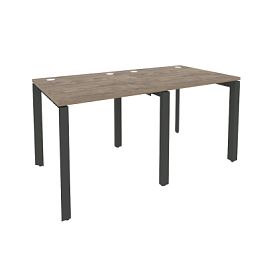 Onix Рабочая станция на П-образном м/к O.MP-RS-2.0.8 Тиквуд темный/Антрацит металл 1560*800*750 - Фото предпросмотра