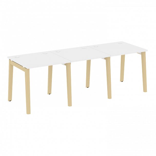 Рабочая станция "Onix wood" OW.RS-3.0.8 белый/дуб светлый - Вид 1