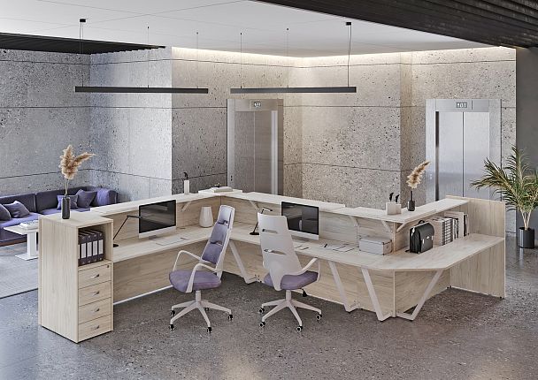 Ресепшн "Onix" O.R-K-16 белый бриллиант - Вид 5