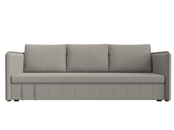 Диван прямой Слим Рогожка бежевый - Вид 2