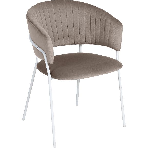 Комплект кухонных стульев Даксон мокко велюр/белый, 2 шт. - Вид 3