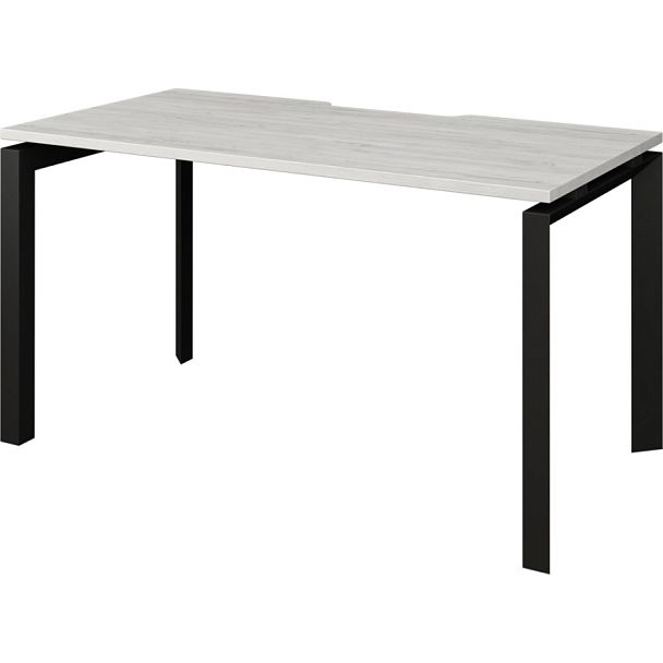 Стол на металлокаркасе НТМП.П-140 Сосна винтер/Антрацит 1400x730x750 Аргентум-МП - Вид 1