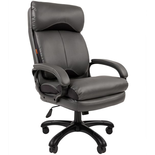 Кресло CHAIRMAN 505, экокожа, серый - Вид 1