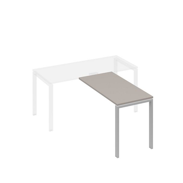 Брифинг-приставка каркас UNO A4 А4 Б1 072 БП мокко премиум / металлокаркас серый - Вид 1