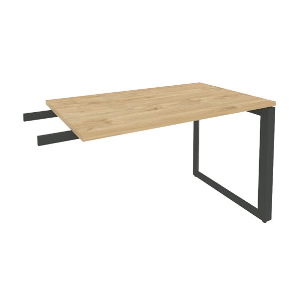 Onix Direct Брифинг-приставка на О-образном м/к O.MO-BR-11 Тиквуд светлый/Антрацит металл 1180*720*750 - Вид 1