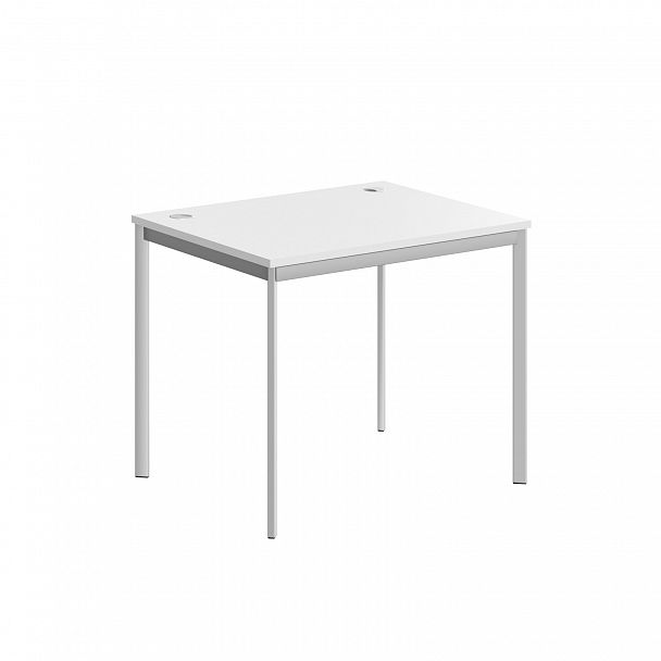 Стол "Imago S" СП-1S белый/алюминий - Вид 1