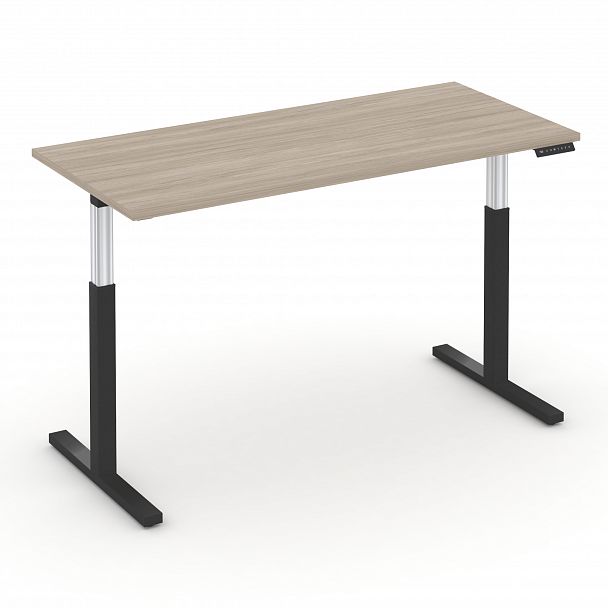 Стол электроподъемный "MOVE UP" MV.SE-4,7 Черный металл / Дуб Аттик - Вид 2
