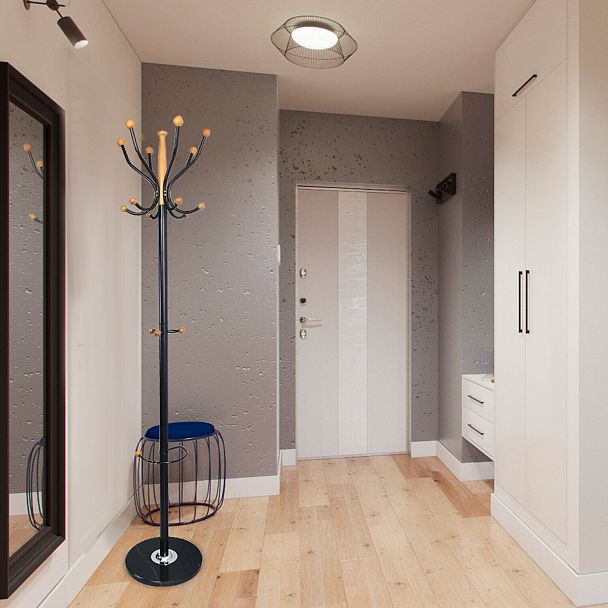 Вешалка-стойка BRABIX "CR-8243" на мраморном диске, металл, 6+3 крючка, цвет черный, 606438 - Вид 8