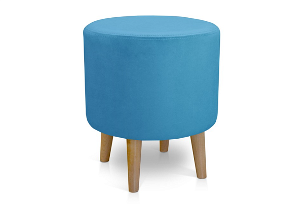 Пуф "Ронд" голубой - Вид 1