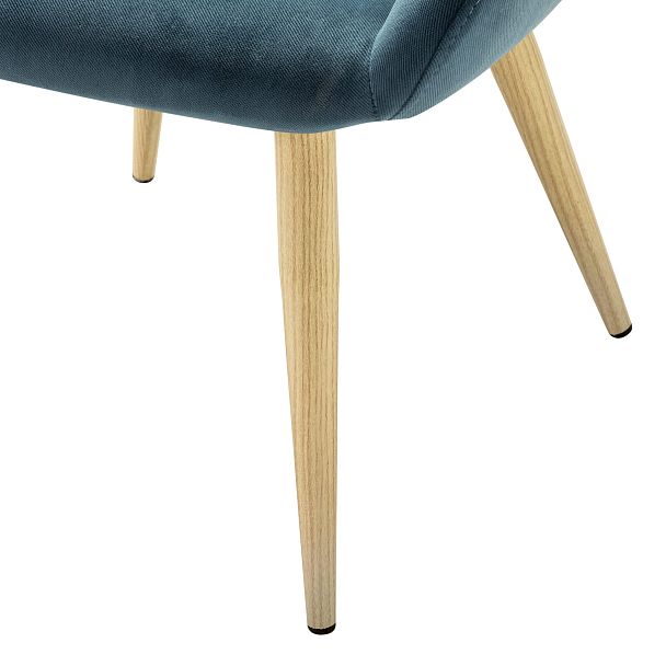 Кресло Kent Diag blue/нат.дуб - Вид 7