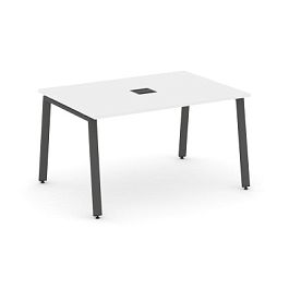 Стайл Проджект Стол переговорный SN-6A.SPRG-002 Белый/Металл Антрацит 1180*980*750 - Фото предпросмотра