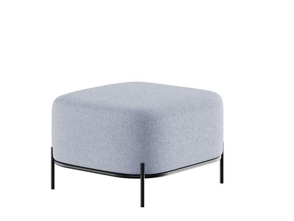 Jive Диван одноместный без спинки JVE-3 Clarins 972/Металл Черный 670*720*480 - Вид 1