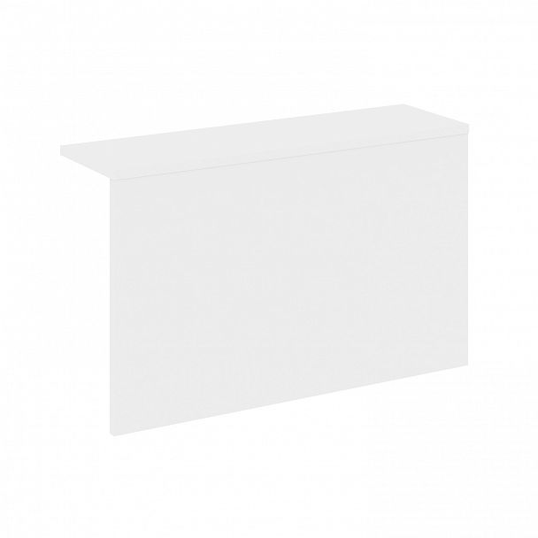 Накладка прямая высокая на 2 модуля "Onix" О.R-NP.V-78.2 белый - Вид 1