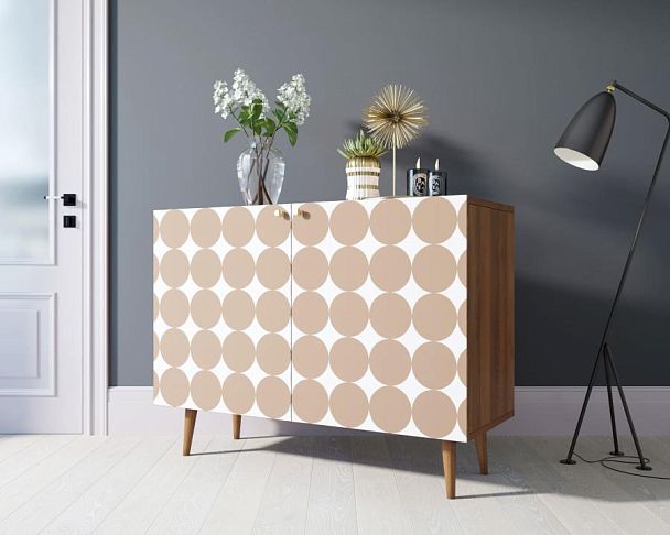 Комод Berber две дверки 17 принт арт BB04/Print_17 - Вид 3