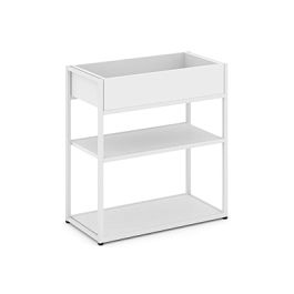 Rift Стеллаж металлический низкий приставной RF.STM-013 Белый Бриллиант/Металл Белый 796*350*750 - Фото предпросмотра