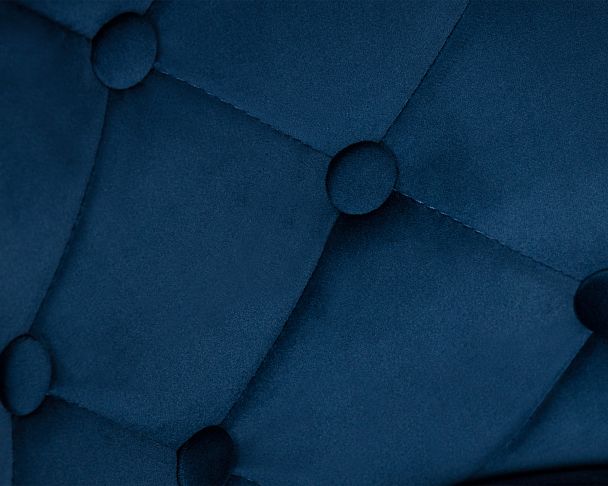 Стул барный DOBRIN JOSEPH BLACK (синий велюр (MJ9-117)) - Вид 8