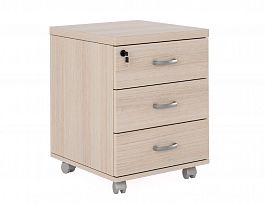 FLS207 Тумба подкатная 3 ящика 452х474х595 "Flash" ТК-002926000234 дуб беленый - Фото предпросмотра