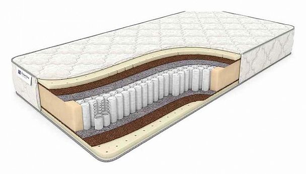 Матрас односпальный SleepDream Medium S-1000 2000x900 - Вид 1