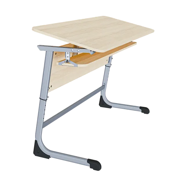 Парта Smart на плоскоовале 2М с РН (столеш. ЛДСП ЗУ, экран ЛДСП, полка), гр.5-7 - Вид 6