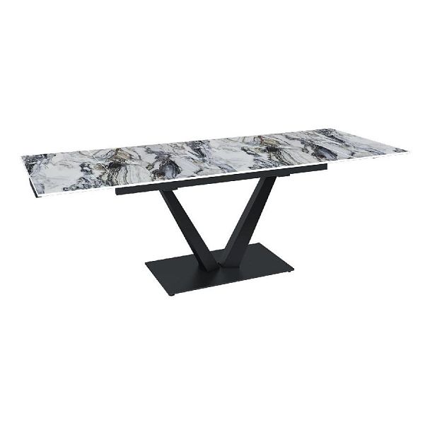 Стол раскладной Malibu (140+40+40), керамика глянцевая Cold Jade - Вид 4