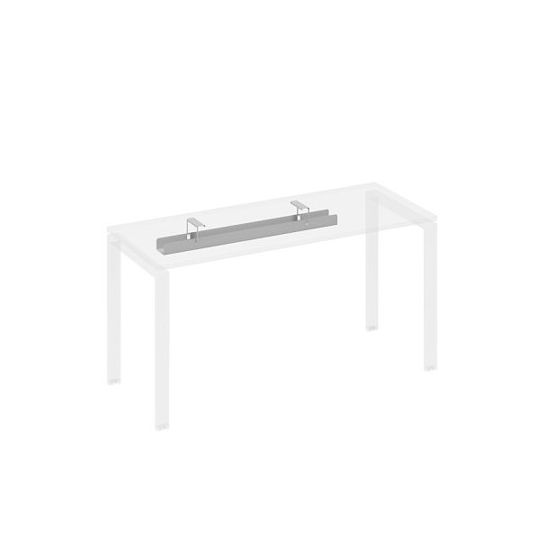 Кабель-канал горизонтальный A4 А4.724 антрацит - Вид 1