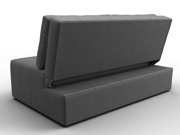 Диван прямой Лига-107 (140) Замша серый - Вид 5