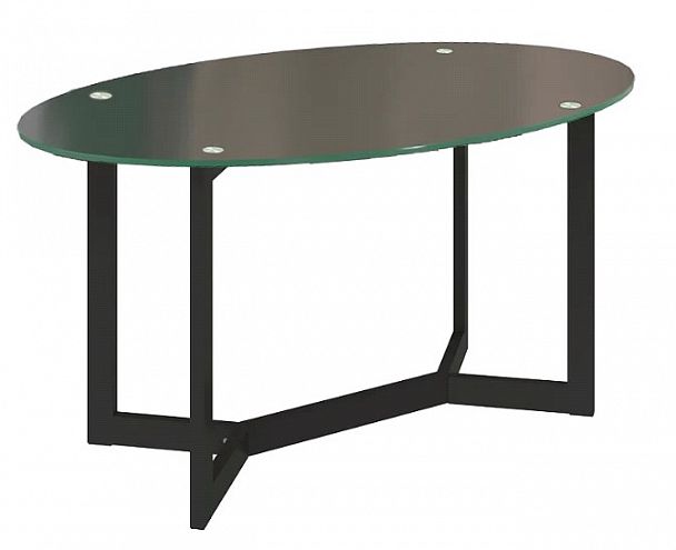 Стол журнальный Триада-16 СЧ 1000х600х480 черный / черное стекло "Журнальные столы" ТК-002561000768 черный - Вид 1