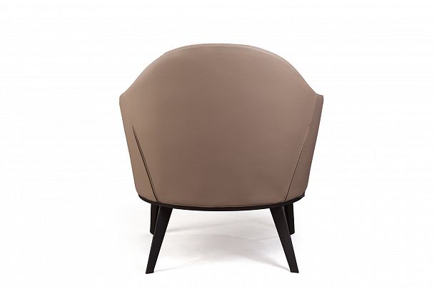 Лаунж кресло Leslie рогожка комби бежевый - Вид 9