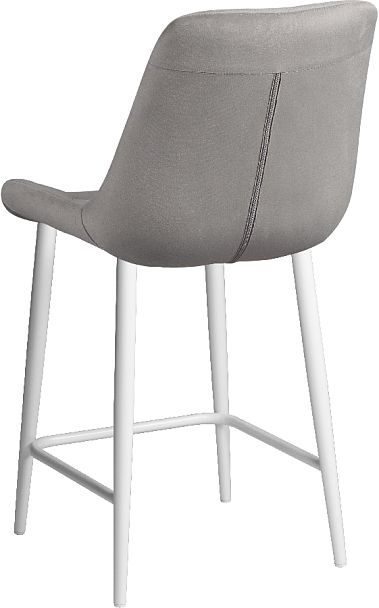 Комплект полубарных стульев Эйден, Confetti silver/белый, 4 шт. - Вид 5
