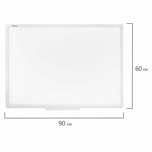 Доска магнитно-маркерная 60х90 см, ПВХ рамка, BRAUBERG "Standard", 237561 - Вид 14