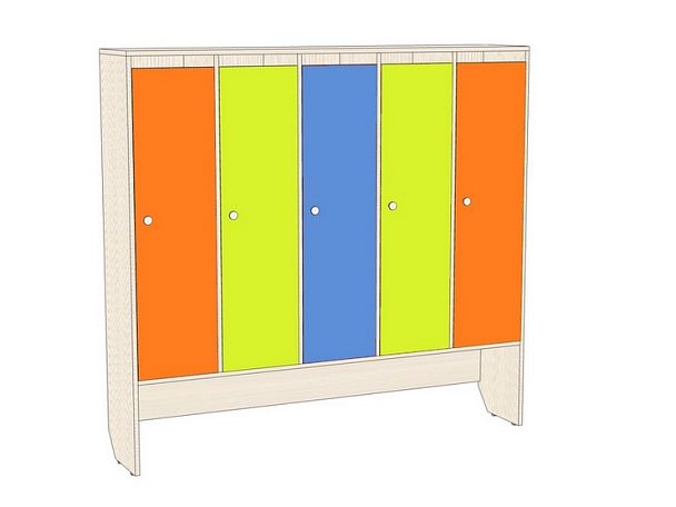 Шкаф детский 5-секционный для одежды Эконом ШЛД-001 - Вид 4