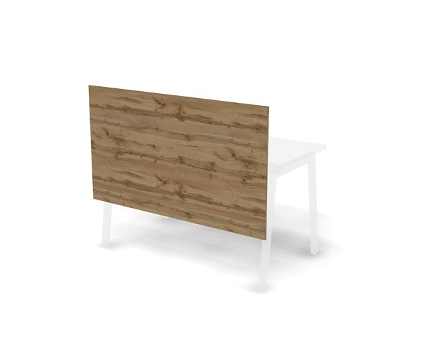 MATRIX 121P021 Экран выше и ниже уровня стола 1380х16х795 Дуб Крафт Золотой - Вид 1