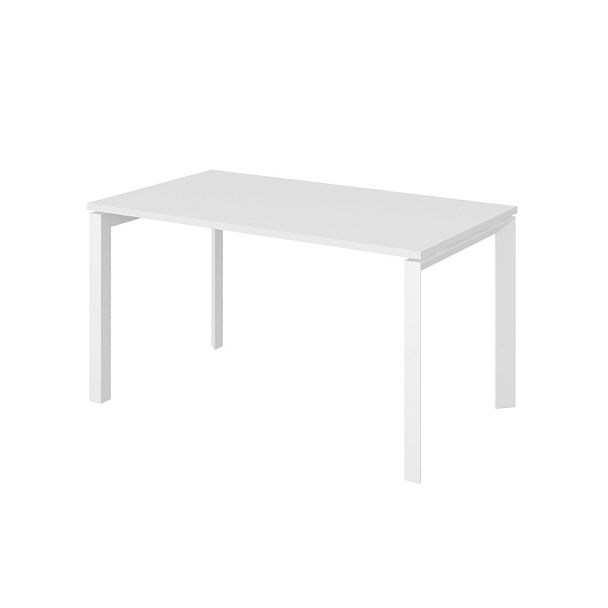 Стол на металлокаркасе "Компьютерные столы"  ПК-ТНП-СТ140Х80/МК-В2-1051 белый - Вид 1