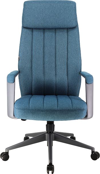 Премиум кресло Everprof Shanghai (Шанхай) Ткань Синий - Вид 2