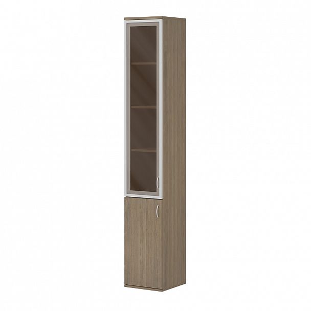 Шкаф комбинированный для офиса "Система-М" ПК-ССМ-ГГ217Х71-В3-35 дуб шамони - Вид 1