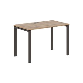 Стол прямой EUST 1167 Дуб Денвер светлый/Мокко 1160х670х750 EDIS - Фото предпросмотра