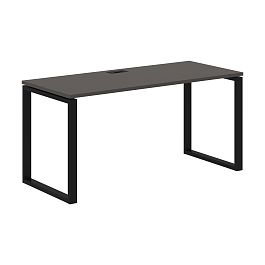 Стол прямой EQST 1567 Мокко/Черный 1560х670х750 EDIS - Фото предпросмотра