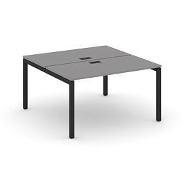 Стайл Проджект Рабочая станция двухсторонняя SN-5P.DRS-002 Серый Пепел/Металл Черный 1180*1232*750 - Фото предпросмотра